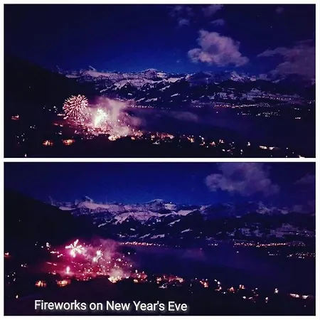 Ferienhaus Panoramic Lake Thun & Alps View Apartment Near Interlaken *