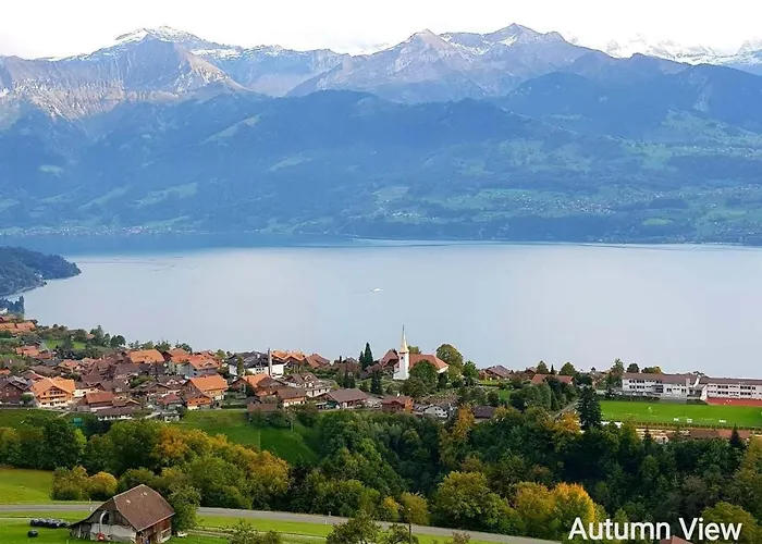 Panoramic Lake Thun & Alps View Apartment Near Interlaken Sigriswil