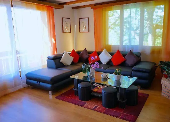 Panoramic Lake Thun & Alps View Apartment Near Interlaken *