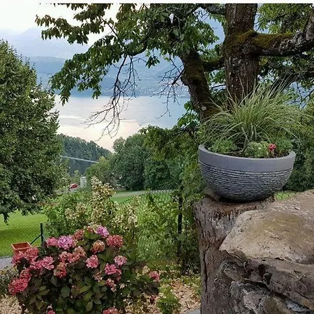 Tatil Evi Panoramic Lake Thun & Alps View Apartment Near Interlaken *